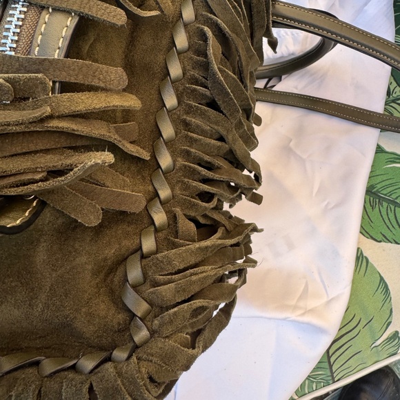 Coach 1941 Rogue 31 Fern Green Suede Fringe 86824 - Picture 5 of 16
